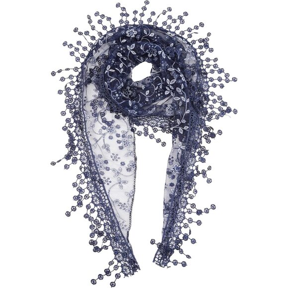 Accessories - FASHION Towel Scarf Wrap for Women - Navy